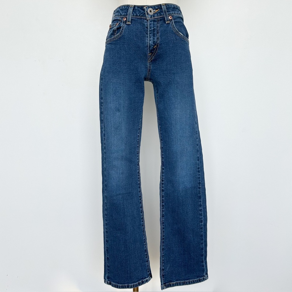 LEVIS Medium Dark Wash Denim Bootcut Jeans